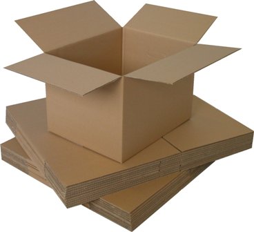 500 x Single Wall Cardboard Postal Mailing Boxes 9"x9"x9"